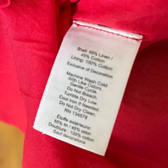 Vineyard Vines hot pink & purple shift dress (0) - Picture 8 of 8